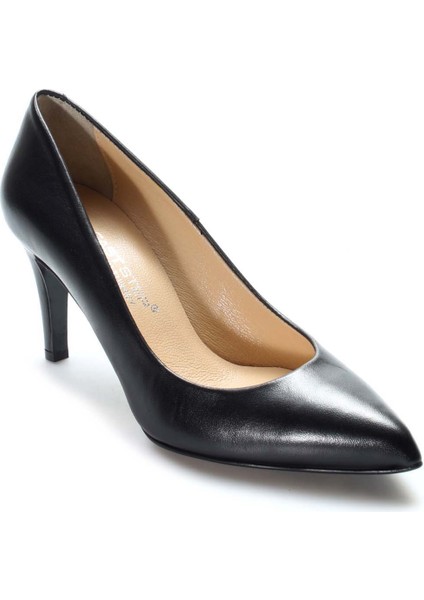 Deri Kadın Ince Topuk Ayakkabı 019ZA9692 fiyatları