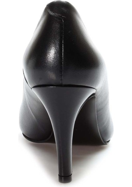 Deri Kadın Ince Topuk Ayakkabı 019ZA9692 modelleri