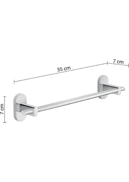 Febo Havluluk, Uzun, 35CM - Krom modelleri
