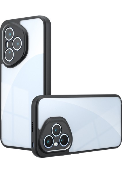 Honor 400 Pro Kılıf Kamera Korumalı Şeffaf Arka Yüzey Nvg New Roll Kapak - Siyah fiyatları