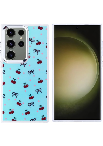 Galaxy S25 Ultra Kılıf Airbag Tasarımlı Alt Hadra Kapak - Kiraz