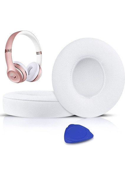 Beats Solo3 / Solo2 Kulaklık Yastıkları Kablosuz Beyaz (Yurt Dışından)