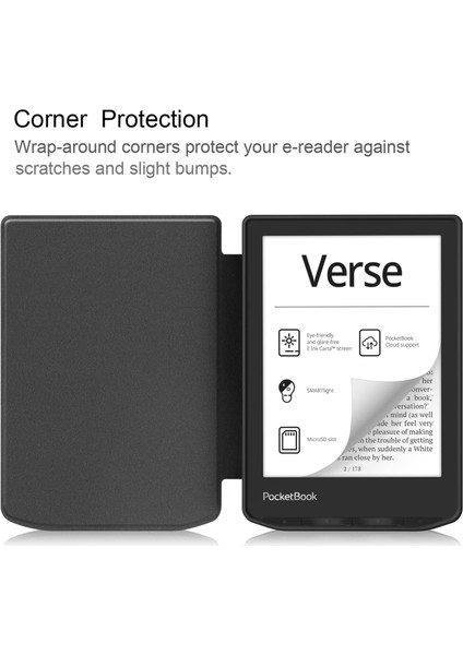 Pocketbook 619 Verse Lite / Pro PB634 Için Boyalı Pu Kılıf (Yurt Dışından) fırsatları
