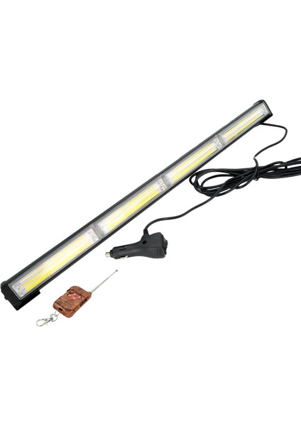 4 Ledli Offroad LED Bar 60 cm Tepe Lamba Kumandalı 12 Animasyonlu Mavi