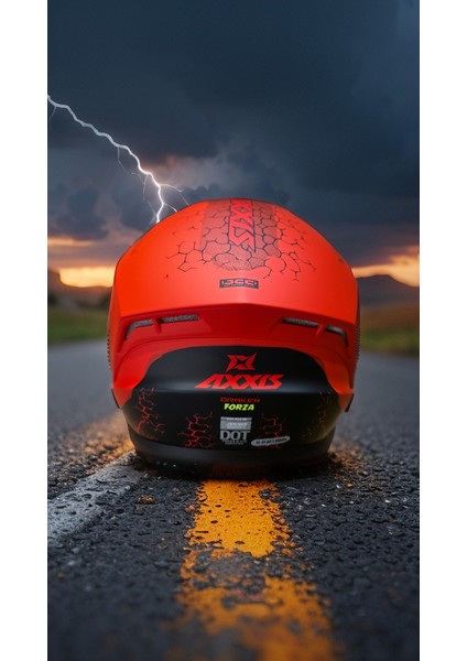 AXXİS DRAKEN S KIRMIZI VENOM DİŞLİ FULL FACE KASK fiyatları