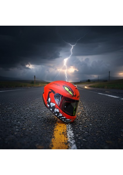 AXXİS DRAKEN S KIRMIZI VENOM DİŞLİ FULL FACE KASK fırsatları