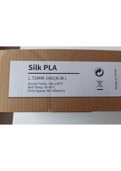 3dhojor Rapid Pla Beyaz/siyah/ Altın Gümüş Bakır Silk Pla 3D Ipek Filament 1,75 mm 1 kg Makara, Pla 3D Yazıcı Filamenti modelleri