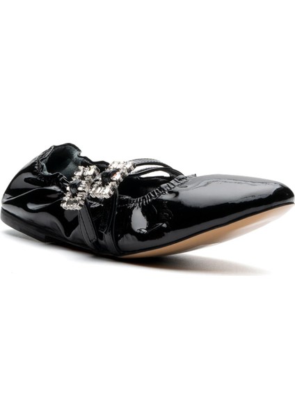 Cobal Siyah Rugan Kadın Babet fiyatları