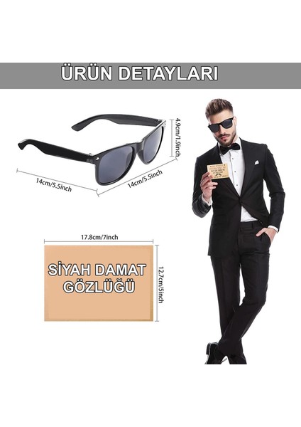Damat Gözlüğü – Düğün ve Bekarlığa Veda Partisi Aksesuarı modelleri