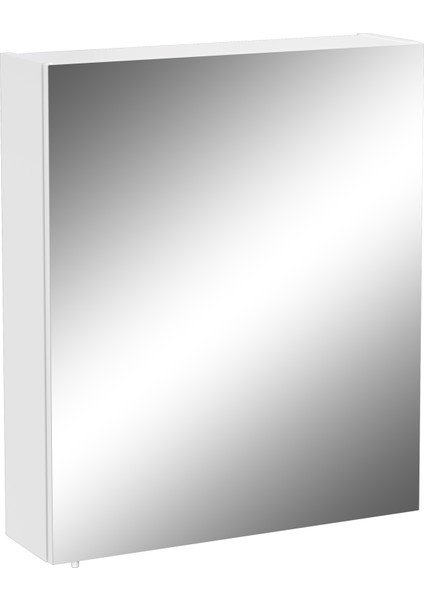 Shift T20 Aynalı Banyo Dolabı 81004, 60 Cm, Sağ Kapaklı, Parlak Beyaz