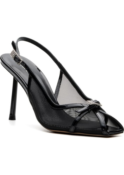 Secret Siyah Tekstil Kadın Topuklu Sandalet fiyatları
