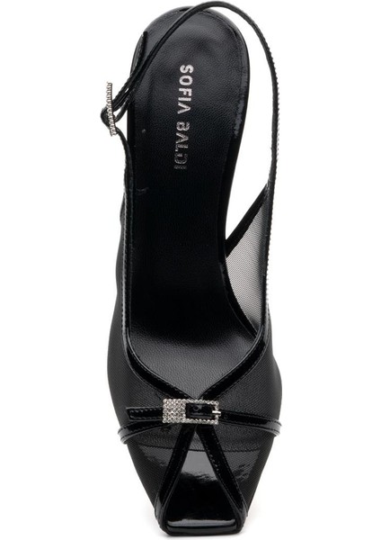 Secret Siyah Tekstil Kadın Topuklu Sandalet fırsatları