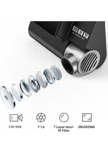 Rv-4k Araç Içi Mobil Dvr Araç Kamera Seti fırsatları