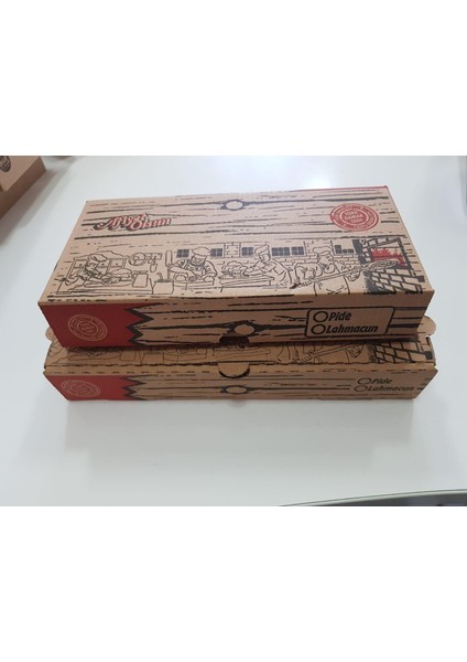 Pide Kutusu Duble 15*26*4,5 cm Pk 100 Ad