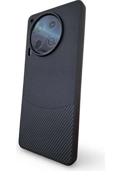 Tecno Camon 30 4g/5g Yüksek Kalite Deri ve Carbon Tasarımlı Kamera Çıkıntılı Içi Kadife Lüks Kılıf modelleri