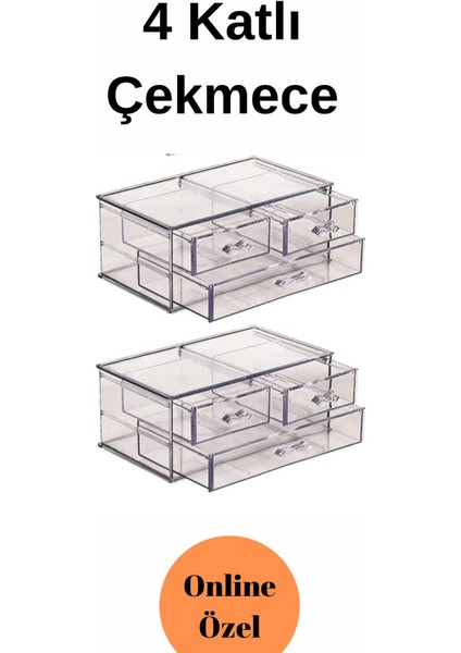 10 Adet Perline Makyaj Organizer Seti, Şık ve Fonksiyonel Düzenleme Çözümü modelleri