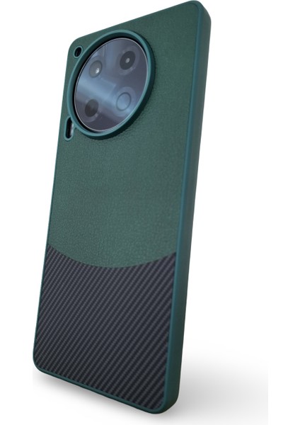 Tecno Camon 30 4g/5g Yüksek Kalite Deri ve Carbon Tasarımlı Kamera Çıkıntılı Içi Kadife Lüks Kılıf modelleri