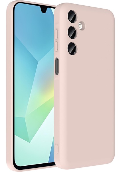 Galaxy A16 Kılıf Kamera Korumalı Kartlık Hazneli Znth Vitra Kapak - Pembe