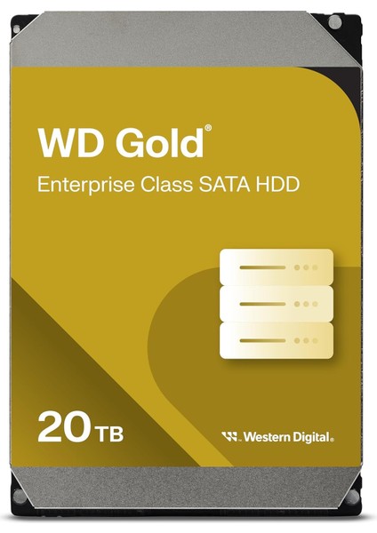 20TB Wd Gold Enterprıse 7200R Sata3 512M WD203KRYZ
