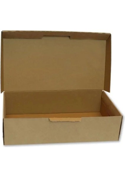 20X36X9 cm Esmer Kendinden Kapaklı Ayakkabı Kutusu 20 Adet fiyatları