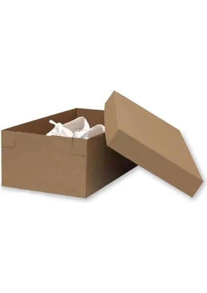 20X36X12 cm Esmer Kapaklı Ayakkabı Kutusu 20 Adet fiyatları