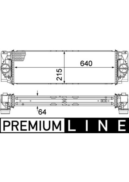 Mahle-Knecht-Behr CI368000P Turbosarj Radyatoru Sprınter 906 6>18 907 910 18> Crafter 30 32 35 11>15