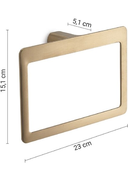 Pirenei Havluluk, Yuvarlak, 23CM - Mat Altın modelleri