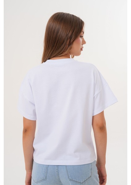 Kadın Permanent Vacation Beyaz T-Shirt indirimleri