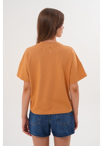 Kadın Permanent Vacation Taba T-Shirt indirimleri