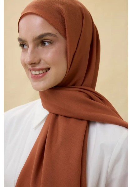 Paris Ipeği Tarçın Renk Pamuklu Şal