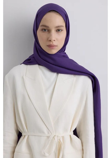 Paris Ipeği Patlıcan Mor Renk Pamuklu Şal fiyatları