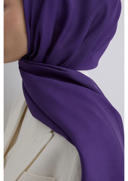 Paris Ipeği Patlıcan Mor Renk Pamuklu Şal fırsatları