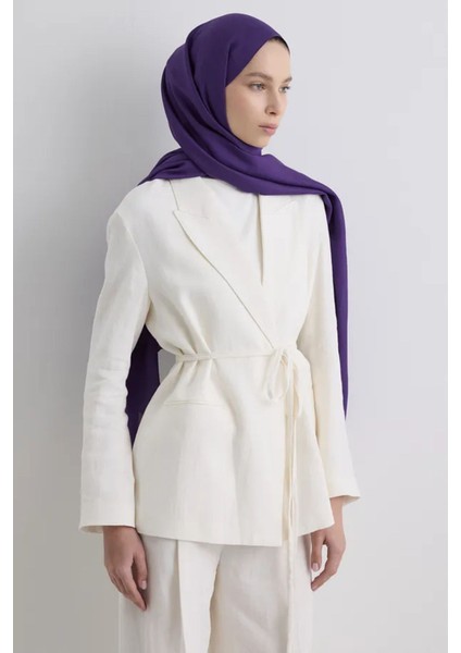 Paris Ipeği Patlıcan Mor Renk Pamuklu Şal indirimleri