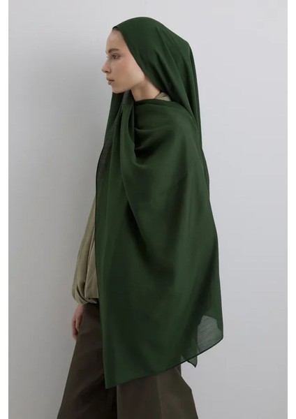 Paris Ipeği Koyu Zümrüt Renk Pamuklu Şal modelleri