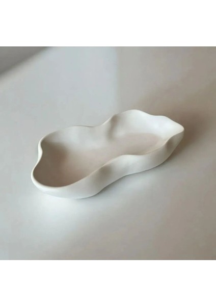 Dalga Desenli Dekoratiftabak, Banyo Düzenleyici, Anahtar ve Mum Tabağı, modelleri