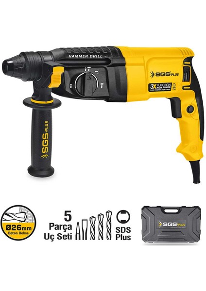 SGS5177 Kırıcı Delici Hilti Matkap 800 Watt 26MM