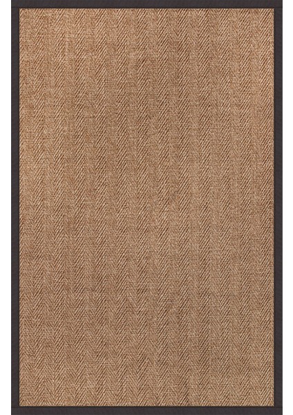 0503-ANTRASIT Kumaş Bordür Sisal Halı Kilim Hav Toz Vermez Kolay Temizlenen Hasır Kilim