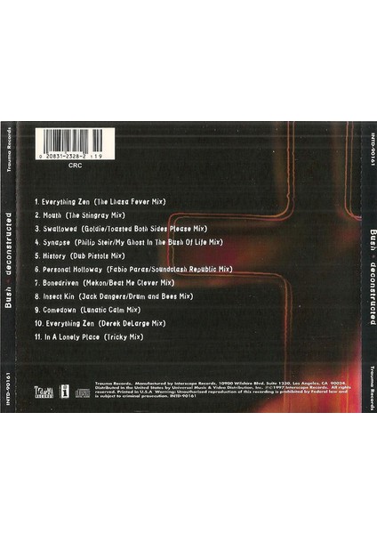 Dikkat CD Bush – Deconstructed CD fiyatları