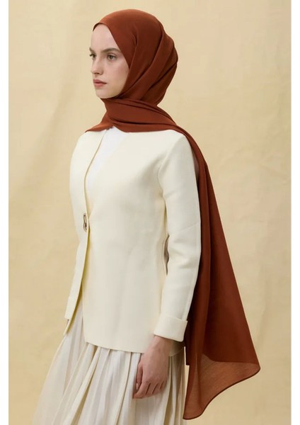 Paris Ipeği Kiremit Renk Pamuklu Şal fırsatları