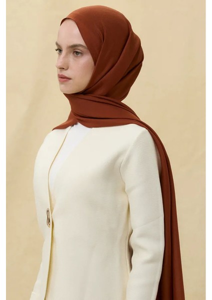 Paris Ipeği Kiremit Renk Pamuklu Şal indirimleri