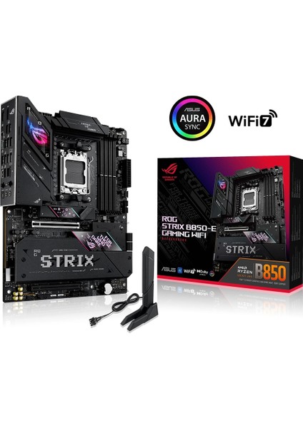 ROG Strix B850-E Gaming WIFI DDR5 8000Mhz (OC) M.2 AM5 ATX Anakart