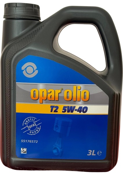 Olıo T2 5W40 3 Litre Motor Yağı Lpg'li Araçlar Için (Üretim Yılı 2025)