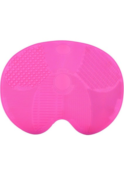 Pembe Makyaj Fırça Temizlik Matı River World, Hijyen ve Kolay Temizlik Sağlar