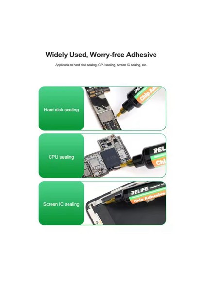 Relife RL-035E 10CC Siyah Yapışkan Uv Boya fiyatları