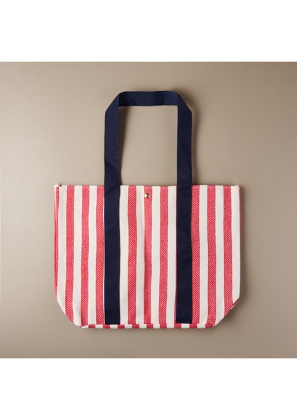 Soft Plaj Çantası - Kırmızı - 48X35 cm