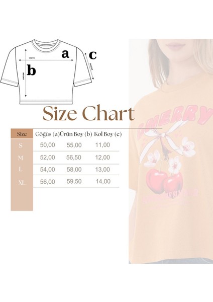Kadın Siyah Oversize Cherry Awesome Summer Baskılı Tişört