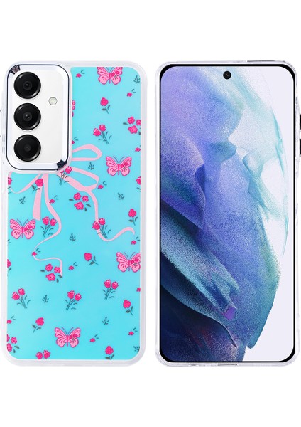 Galaxy A55 Kılıf Airbag Tasarımlı Mkst Hadra Kapak - Kelebek