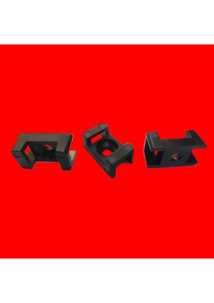 Vidalı Kroşe VK06 1000 Adet Siyah (Vida Hariç) fiyatları