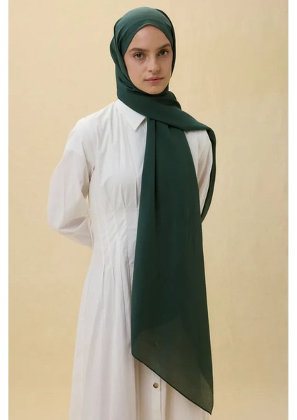 Paris Ipeği Zümrüt Yeşil Renk Pamuklu Şal