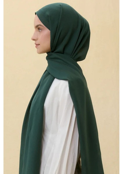 Paris Ipeği Zümrüt Yeşil Renk Pamuklu Şal fırsatları